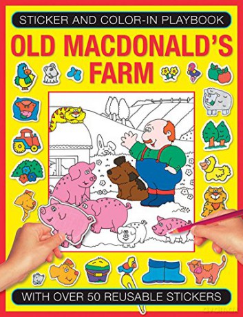 Sticker Colour Old Macdonalds Fa - Tulip Jenny [KSIĄŻKA]