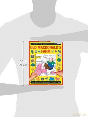 Sticker Colour Old Macdonalds Fa - Tulip Jenny [KSIĄŻKA]