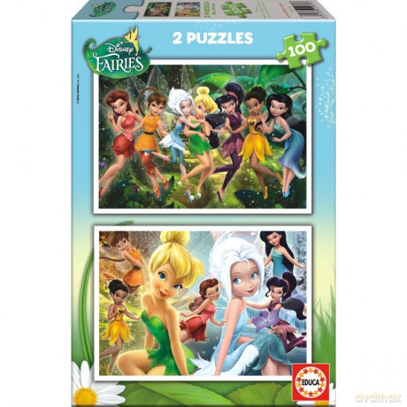 Educa 2x100 El.Wróżki [PUZZLE]