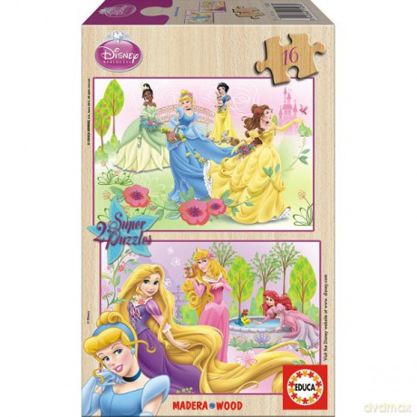 Educa 2x16 El. Księżniczki Disneya [PUZZLE]