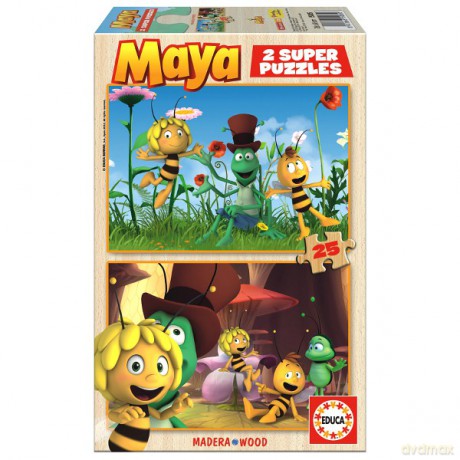 Educa 2x25 El.Pszczółka Maja [PUZZLE]