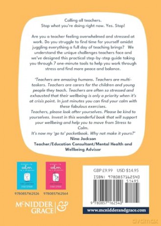Stress to Calm in 7 Minutes for Teachers - Janey Lee Grace [KSIĄŻKA]