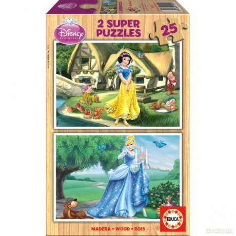 Educa 2x25 El.Śnieżka I Kopciszek [PUZZLE]