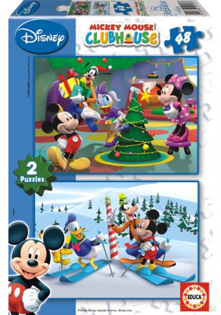 Educa 2x48 El. Mickey Mouse [PUZZLE]