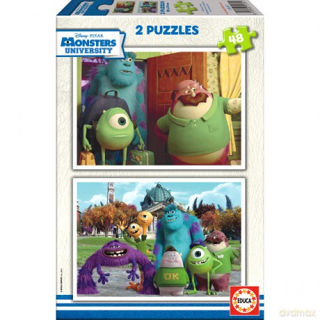 Educa 2x48 El.Monsters University [PUZZLE]