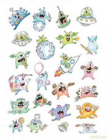 Super Silly Monsters Coloring Activity - Marie Browning [KSIĄŻKA]