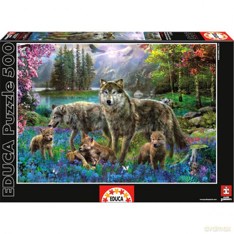 Educa 500 El. Rodzina Wilków [PUZZLE]