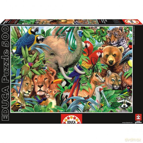 Educa 500 El. Świat Zwierząt [PUZZLE]
