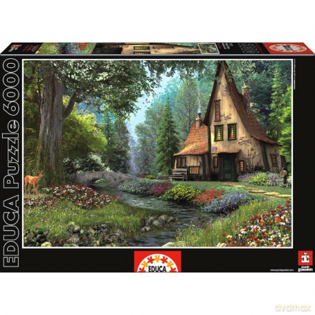 Educa 6000 El. Domek Nad Potokiem [PUZZLE]