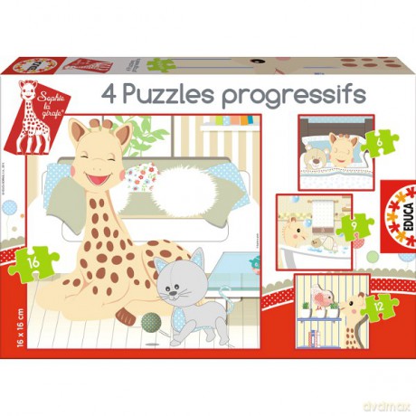 Educa 691216 El. Żyrafa Sophie [PUZZLE]