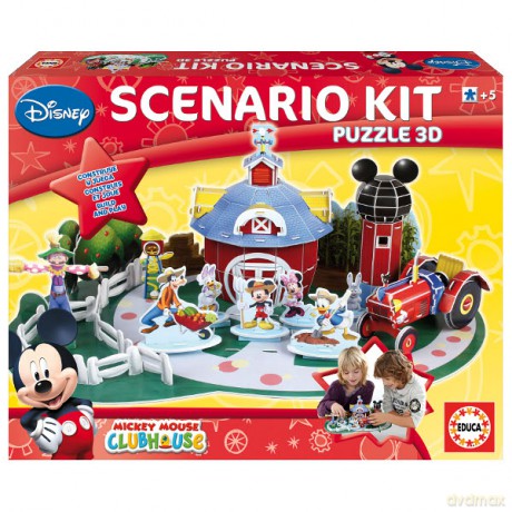 Educa Puzzle 3d Scenerie Farma Mickey [PUZZLE]