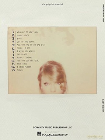 Taylor Swift 1989 [KSIĄŻKA]