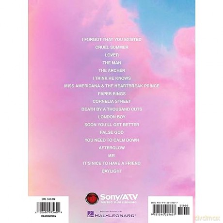 Taylor Swift Lover - Taylor Swift [KSIĄŻKA]