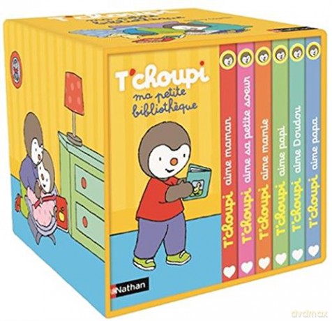 Tchoupi Ma Petite Bibliotheque Tchoupi - Sam Taplin [KSIĄŻKA]