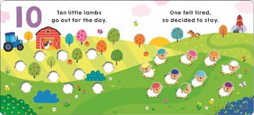 Ten Little Lambs - Roger Priddy [KSIĄŻKA]