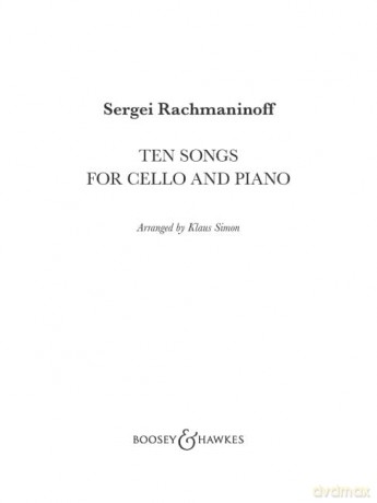 Ten Songs For Cello And Piano - Unknown [KSIĄŻKA]