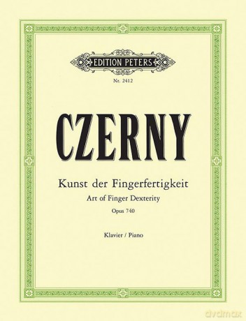 The Art of Finger Dexterity Op. 740 (699) for Piano: 50 Studies for Piano (Edition Peters) - Carl Czerny [KSIĄŻKA]