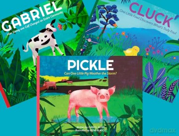 The Children's Loving Library (3 Book Collection): Gabriel, Cluck and Pickle - Cheryl Moss [KSIĄŻKA]