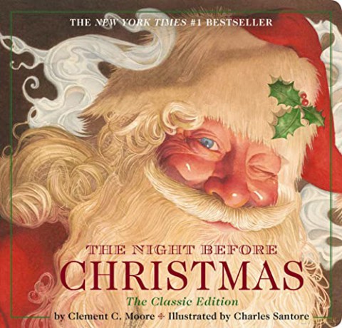 The Night Before Christmas Board Book - Charles Santore [KSIĄŻKA]