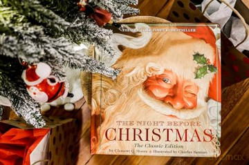 The Night Before Christmas Board Book - Charles Santore [KSIĄŻKA]