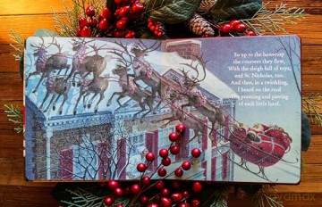 The Night Before Christmas Board Book - Charles Santore [KSIĄŻKA]