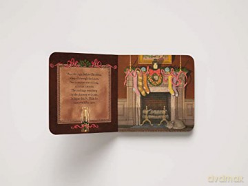 The Night Before Christmas Board Book - Charles Santore [KSIĄŻKA]