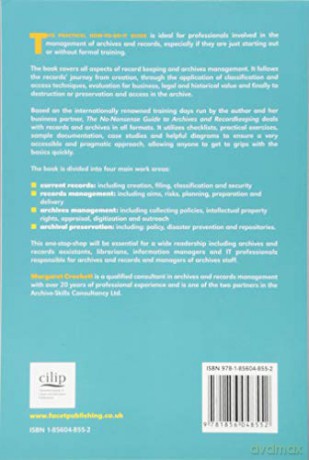 The No-Nonsense Guide to Archives and Recordkeeping (Facet No-nonsense Guides) - Margaret Crockett [KSIĄŻKA]