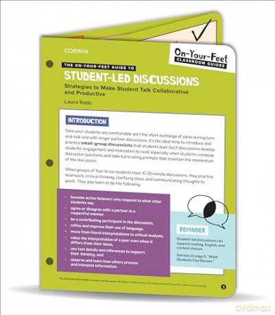 The On-Your-Feet Guide to Student-Led Discussions: Strategies to Make Student Talk Collaborative and Productive (On-Your-Feet-Guides) - Robb [KSIĄŻKA]