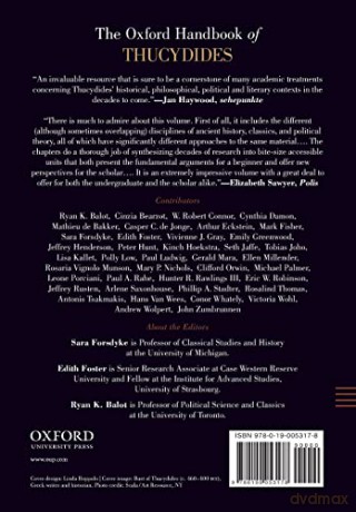 The Oxford Handbook Of Thucydides [KSIĄŻKA]