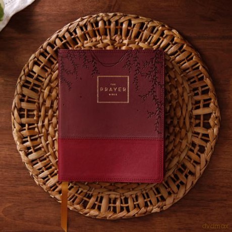 The Prayer Bible: Pray God's Word Cover to Cover (NKJV, Brown Genuine Leather, Red Letter, Comfort Print): Nkjv, the Prayer Bible, Leathersoft, Burgundy, Red Letter, Comfort Print [KSIĄŻKA]