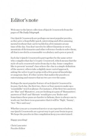 The Telegraph Quick Crossword 11 - Telegraph Media Grou [KSIĄŻKA]