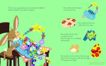 There Was a Young Bunny Who Swallowed an Egg: A laugh out loud Easter treat! - Kaye Baillie [KSIĄŻKA]