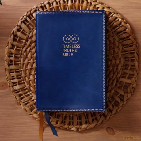 Timeless Truths Bible: One faith. Handed down. For all the saints. (NET, Brown Leathersoft, Comfort Print) - Matthew Z. Capps [KSIĄŻKA]