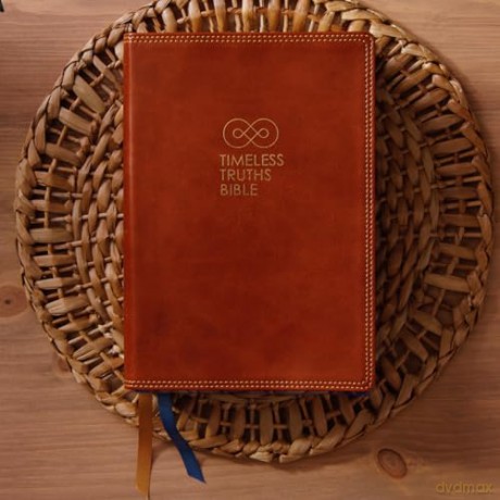 Timeless Truths Bible: One faith. Handed down. For all the saints. (NET, Brown Leathersoft, Comfort Print) - Matthew Z. Capps [KSIĄŻKA]