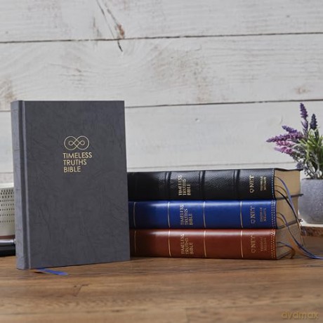 Timeless Truths Bible: One faith. Handed down. For all the saints. (NET, Brown Leathersoft, Comfort Print) - Matthew Z. Capps [KSIĄŻKA]