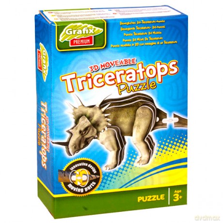 Grafix 3d Model Triceratops [PUZZLE]