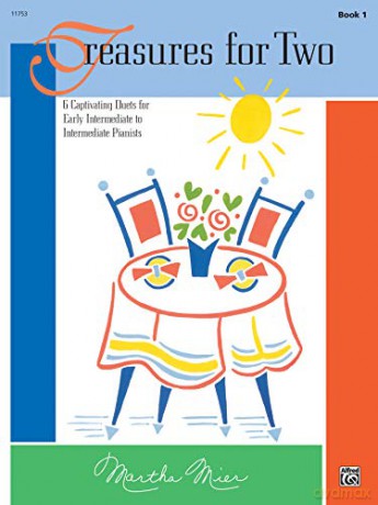 Treasures For Two Book 1 Piano Duet - Martha Mier [KSIĄŻKA]
