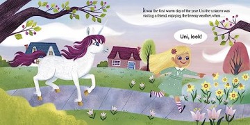 Uni The Unicorn Easter Bunny Helper - Am Krouse Rosenthal [KSIĄŻKA]