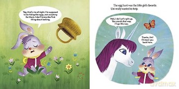 Uni The Unicorn Easter Bunny Helper - Am Krouse Rosenthal [KSIĄŻKA]