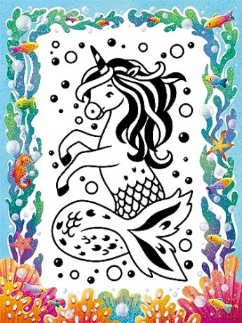 Unicorn Puffy Art [KSIĄŻKA]