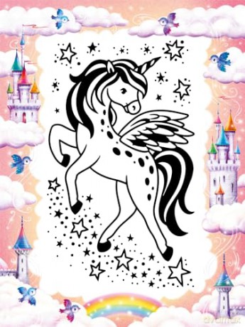 Unicorn Puffy Art [KSIĄŻKA]