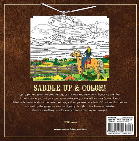 Unofficial Yellowstone Coloring Book [KSIĄŻKA]