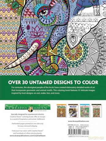 Untamed Designs Coloring Book - Arkady Roytman [KSIĄŻKA]