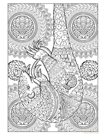 Untamed Designs Coloring Book - Arkady Roytman [KSIĄŻKA]