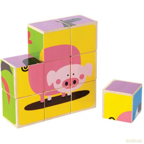 Hape Farma Zwierząt Puzzle [ZABAWKA]