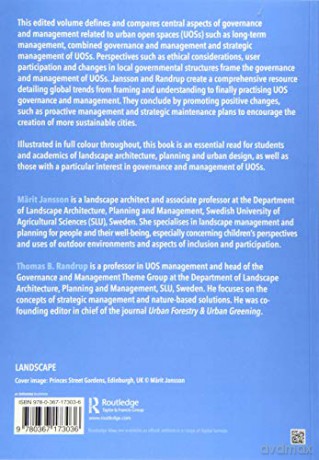 Urban Open Space Governance and Management - M Rit Jansson [KSIĄŻKA]