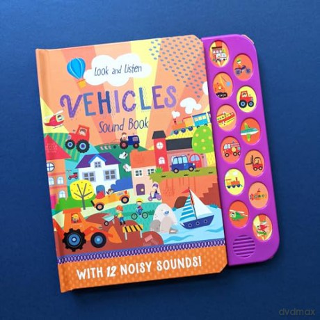 Vehicles 12 Button Sound Book - Laura Garner [KSIĄŻKA]