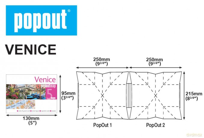 Venice Popout Map [KSIĄŻKA]