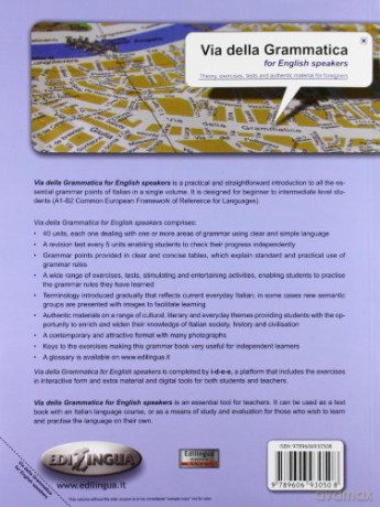 Via della Grammatica: Student's book (for English speakers) + interactive versio - Beppe Severgnini [KSIĄŻKA]
