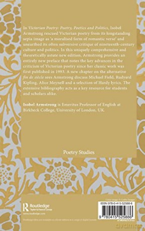 Victorian Poetry: Poetry, Poetics and Politics - Isobel Armstrong [KSIĄŻKA]